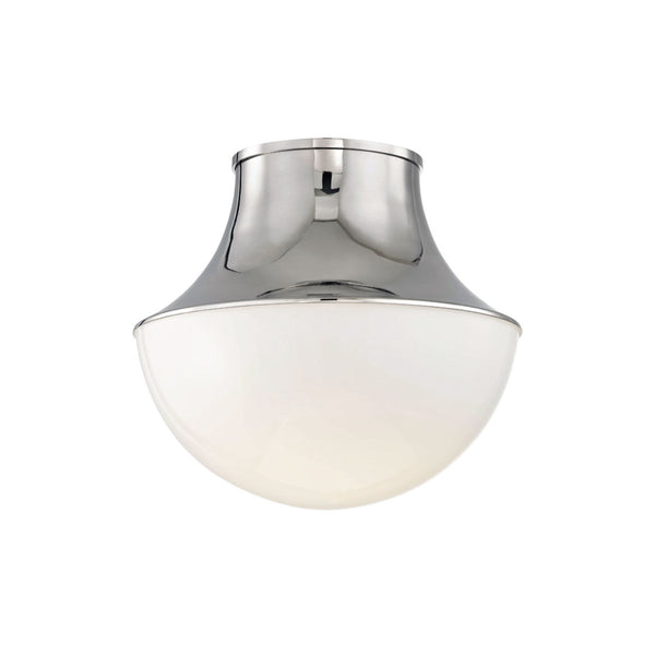 Crosby Flush Mount in Nickel - Small