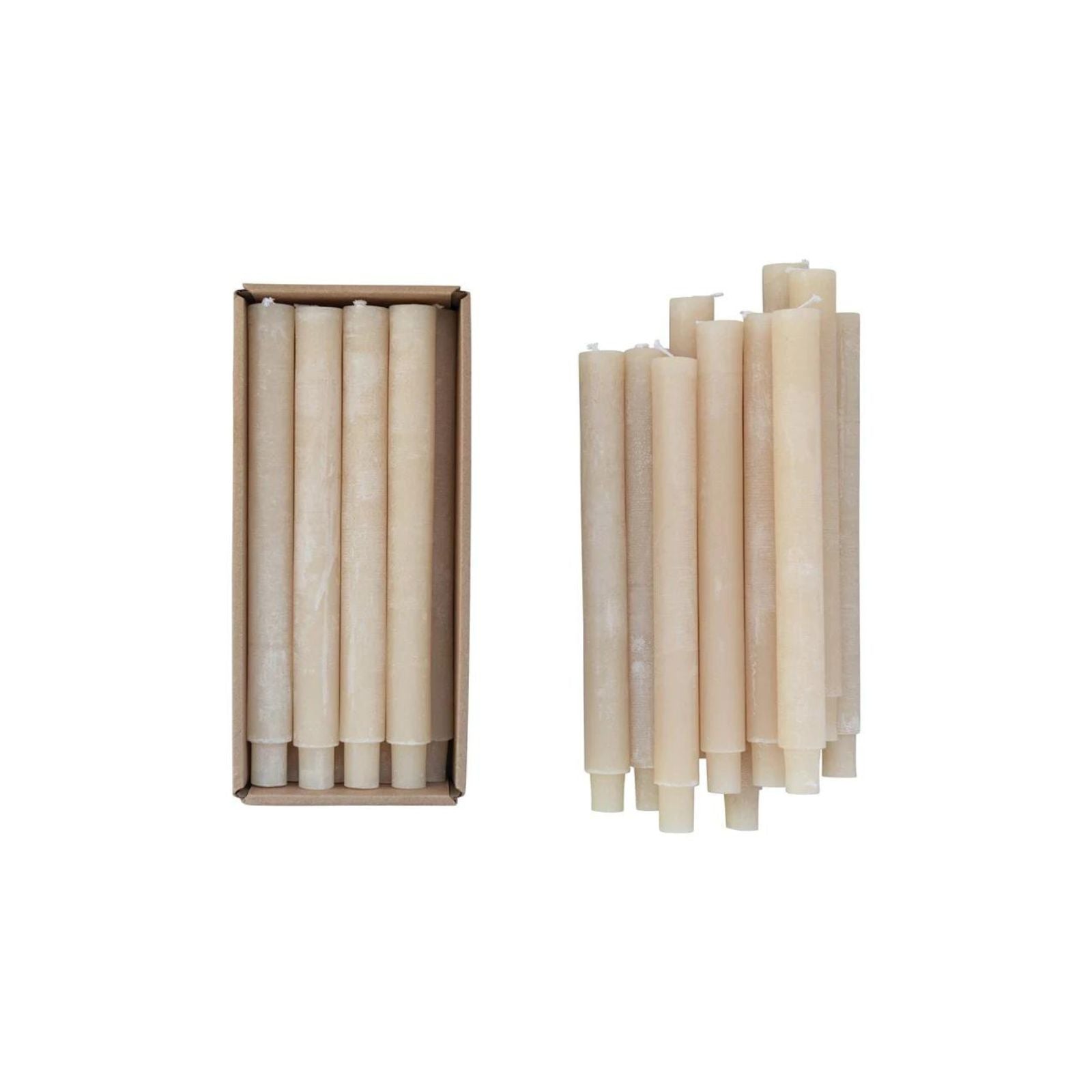 Eggshell Candle Taper - Set of 12