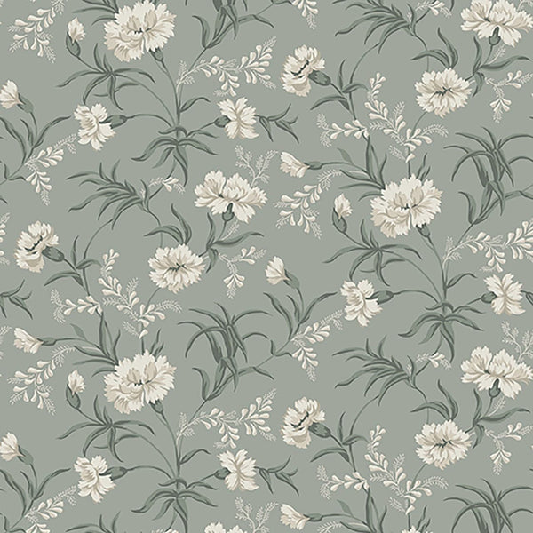 Emilie Wallpaper in Garden Green