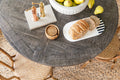 Rattan Coaster Set in Honey