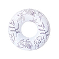 Floral Oversized Pool Float in Spring White