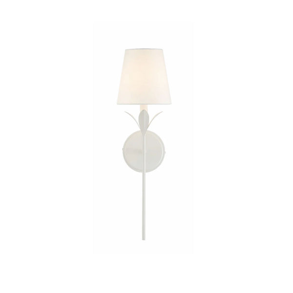 Flourish Sconce in Matte White