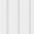 French Stripe Wallpaper in Grey