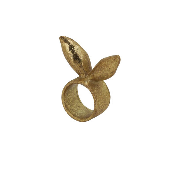 Gold Bunny Ears Napkin Ring