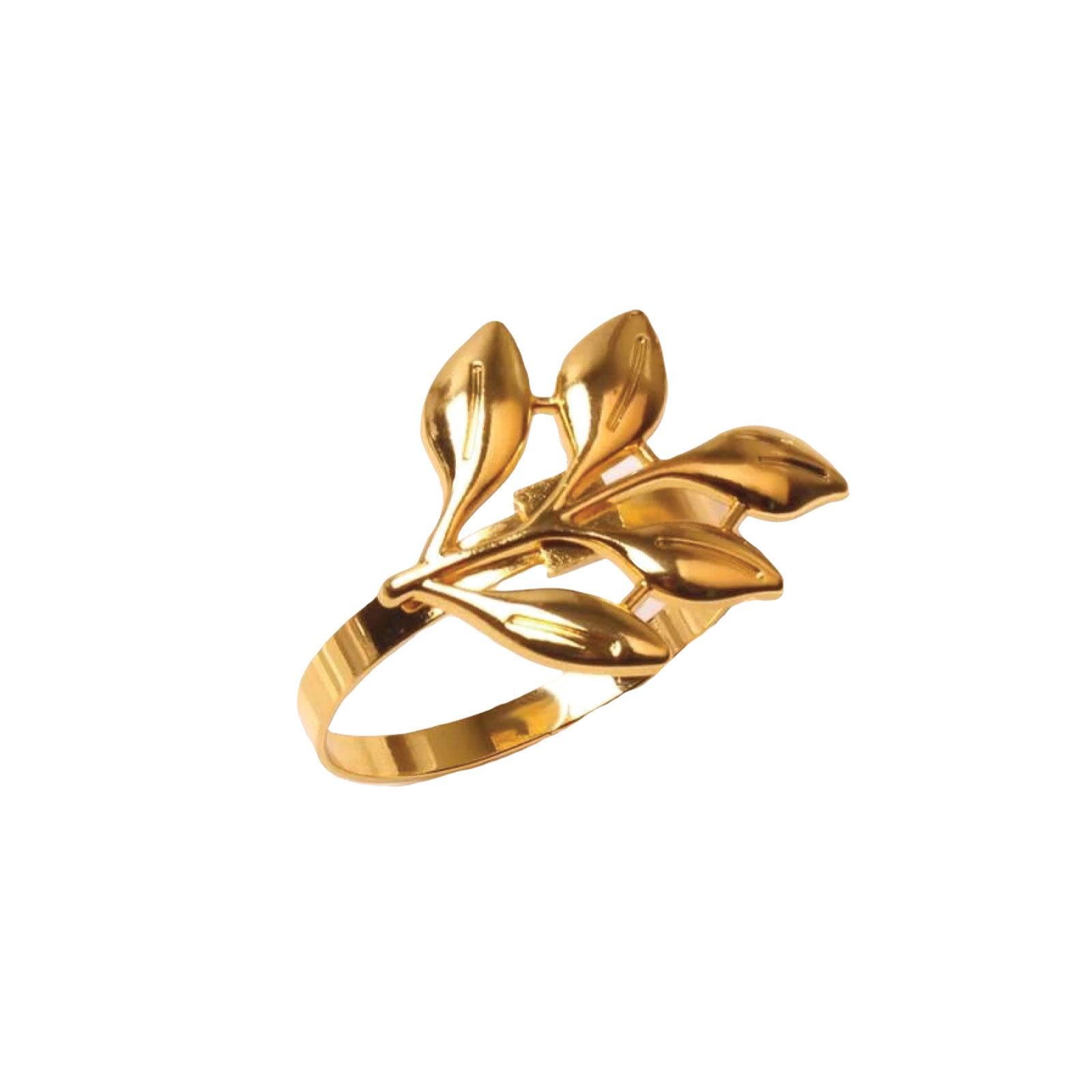 Gold Leaf Napkin Ring