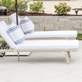 Jenna Outdoor Chaise in Beige