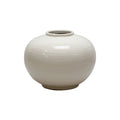 Hand Glazed White Pot