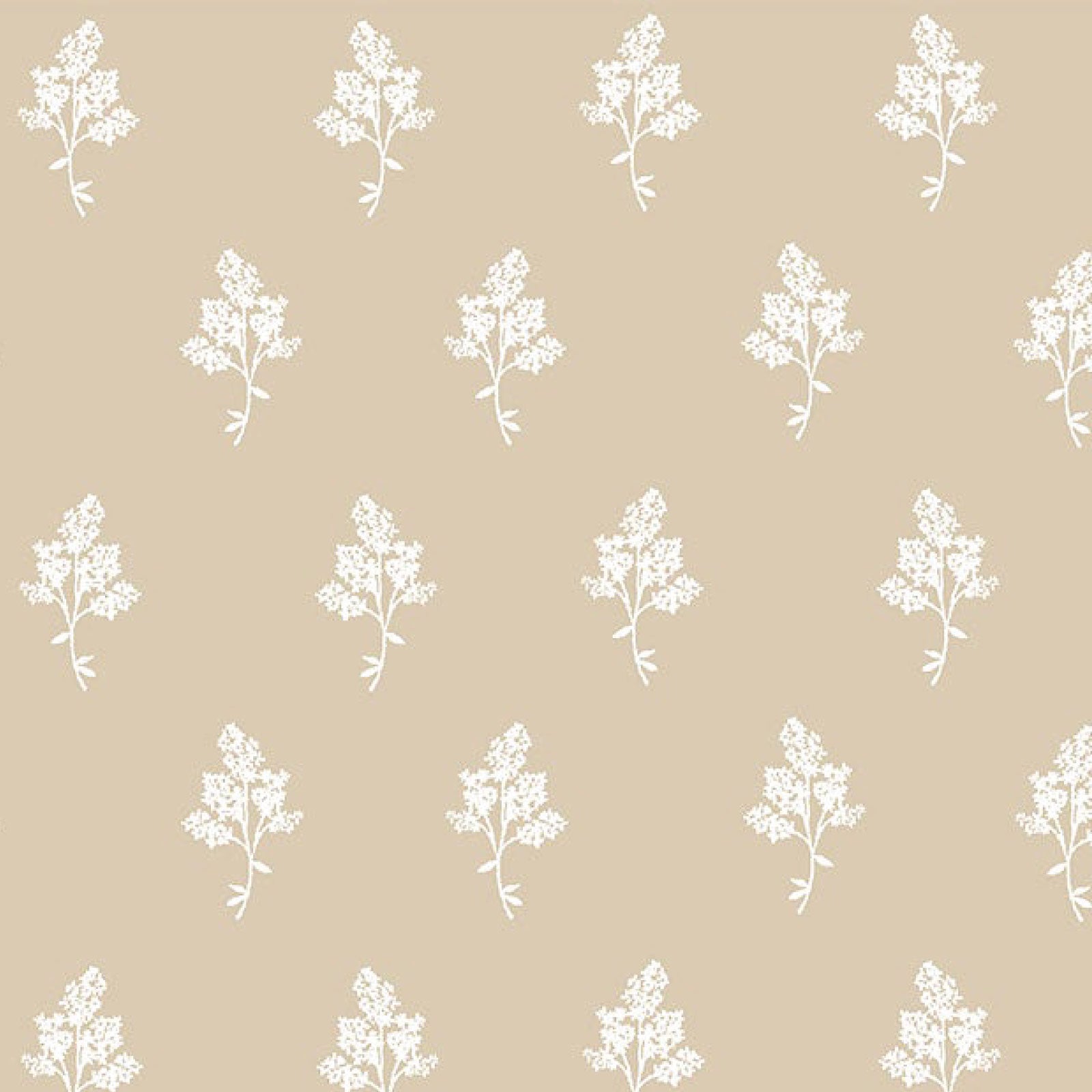 Hannah Floral Fabric in Natural