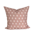 Hannah Floral Pillow in Dusty Pink