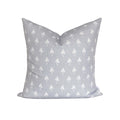 Hannah Floral Fabric in Stone Grey