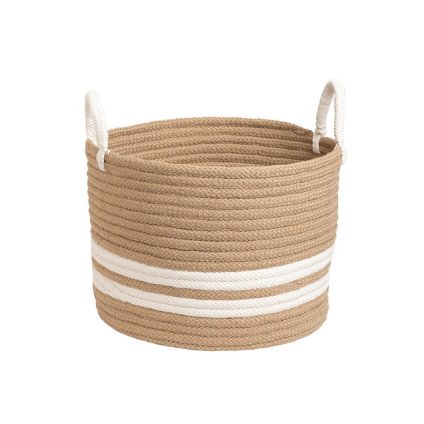 Henry Basket with White Stripe
