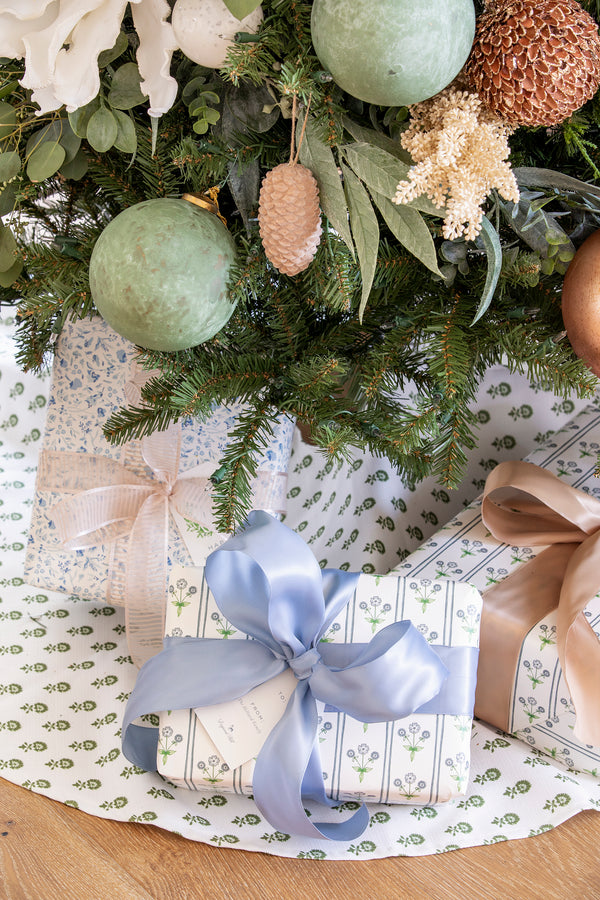 Flora Blue Gift Tag Set