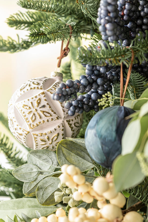 Pink and Gold Geometric Ornament