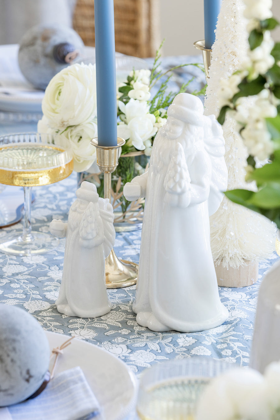 Large Gold Leaf Votive Holder