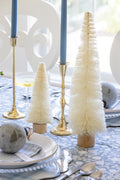 Large Taper Candle Set in Dusty Blue