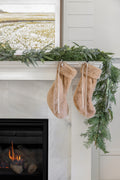 Camel Faux Fur Stocking