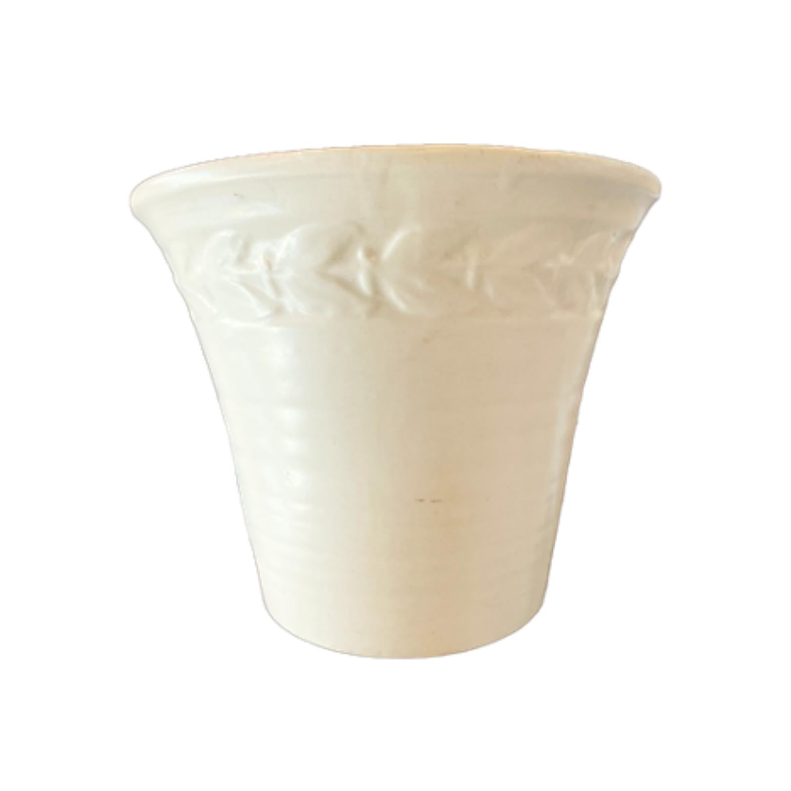 Ivory Motif Planter Pot