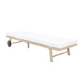 Jenna Outdoor Chaise in Beige