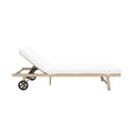 Jenna Outdoor Chaise in Beige