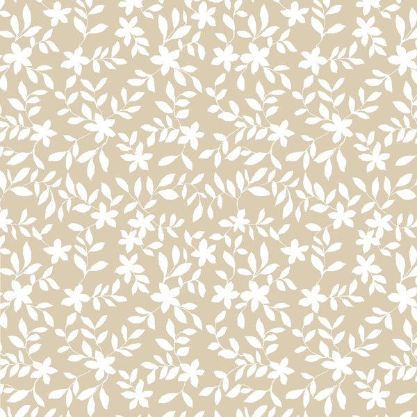 Jo Floral Fabric in Natural