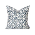 Jo Floral Pillow in Navy