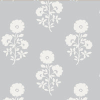 Julia Floral in Stone Grey