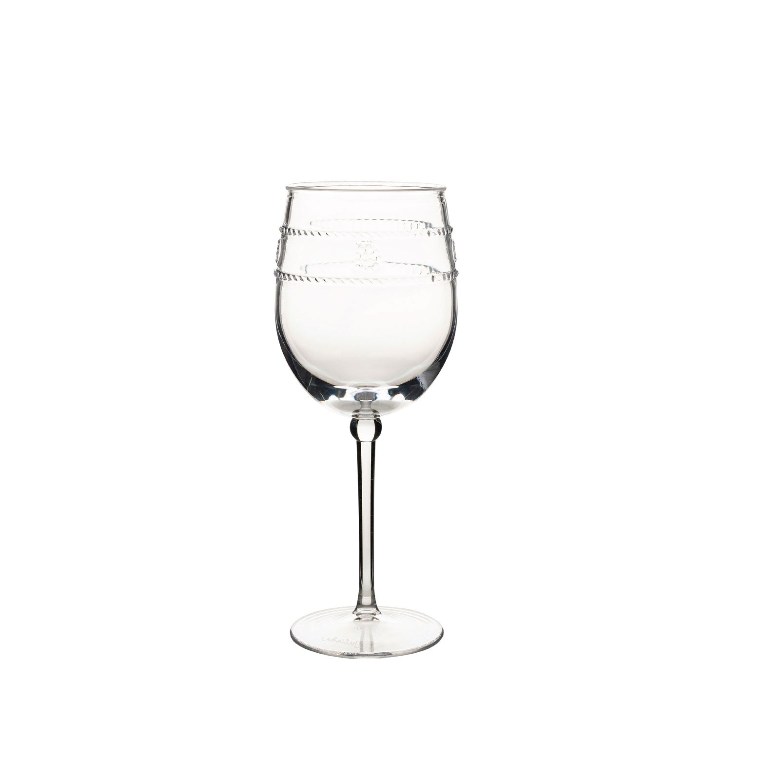 Juliska Isabella Acrylic Wine Glass