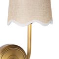 Coastal Living Ariel Sconce in Natural Brass