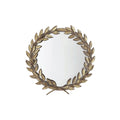 Round Antique Laurel Wreath Mirror