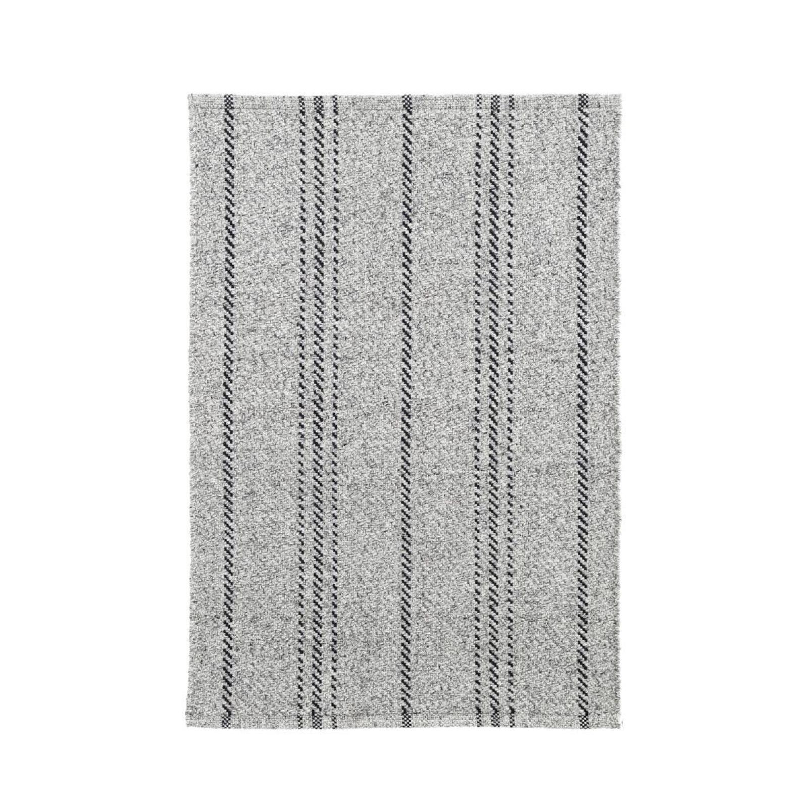 Lewis Indoor Outdoor Rug in Grey and Black