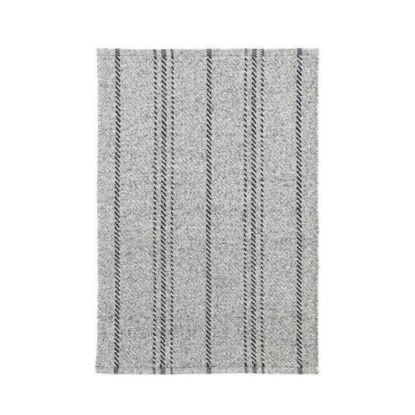 Lewis Indoor Outdoor Rug in Grey and Black