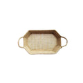 Light Woven Rectangle Tray