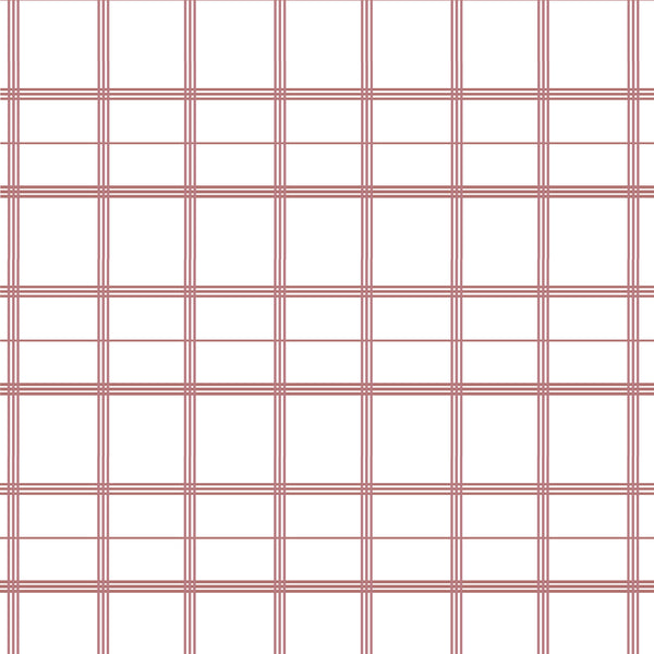 Linden Plaid Fabric in Rose