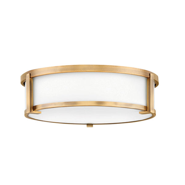 Lowry Flush Mount in Brushed Bronze - Large