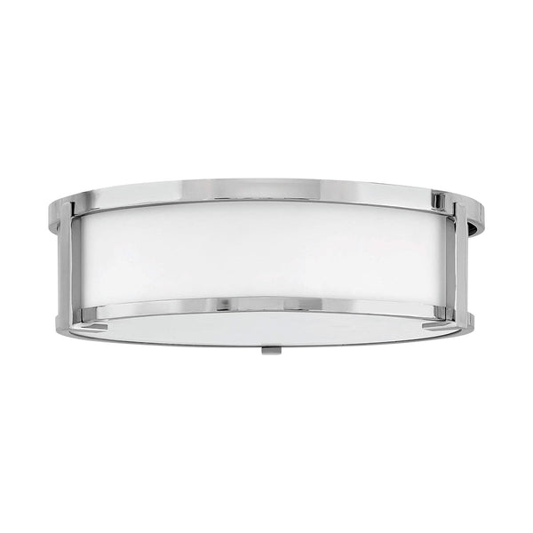 Lowry Flush Mount in Chrome - Large