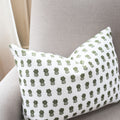 Lulu Floral Pillow in Olive