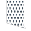 Lulu Floral Wallpaper in Navy