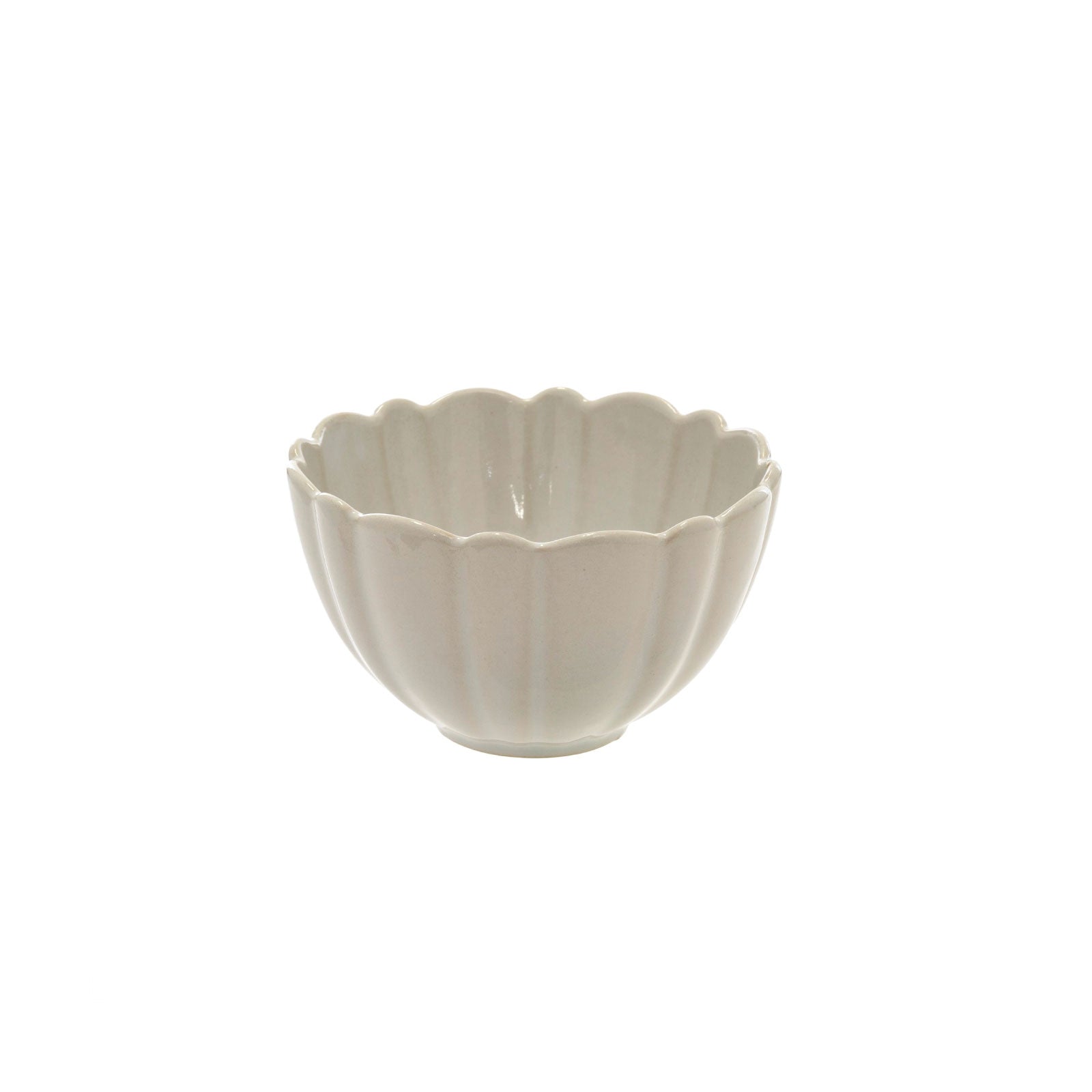 Medium Scalloped Ribbed Edge Bowl