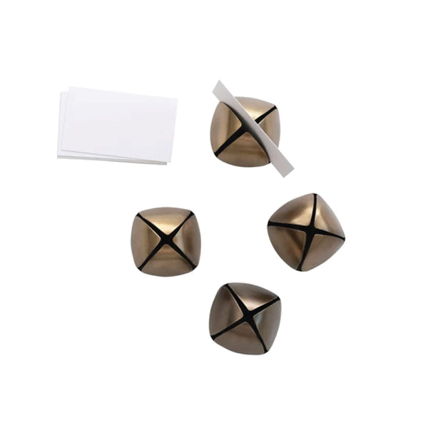 Metal Bell Place Card Holders Set
