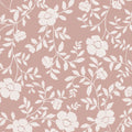 Natasha Floral Fabric in Dusty Pink