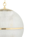 Opulent Sphere Pendant in Brass