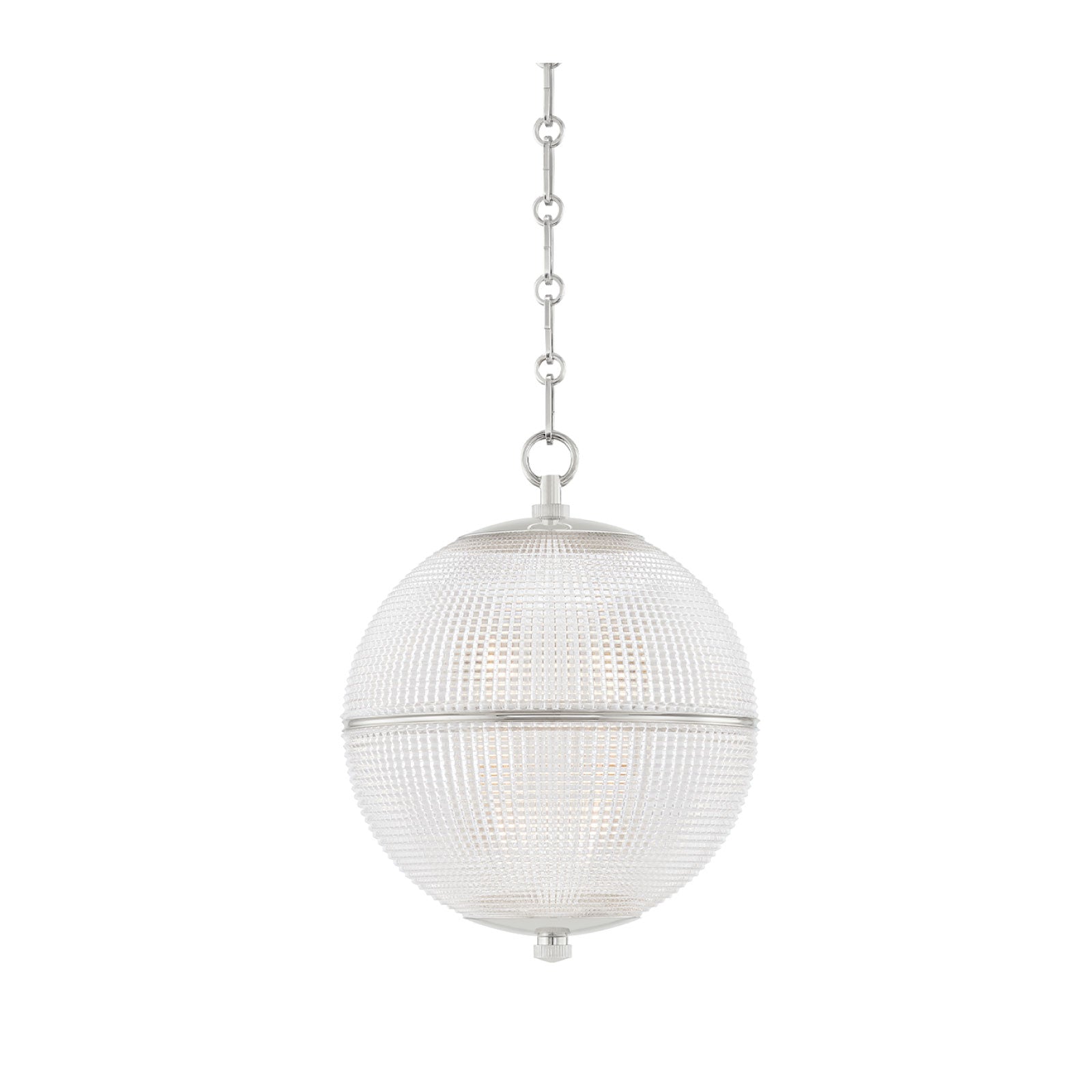 Opulent Sphere Pendant in Nickel