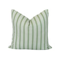 Oscar Stripe Pillow in Sage