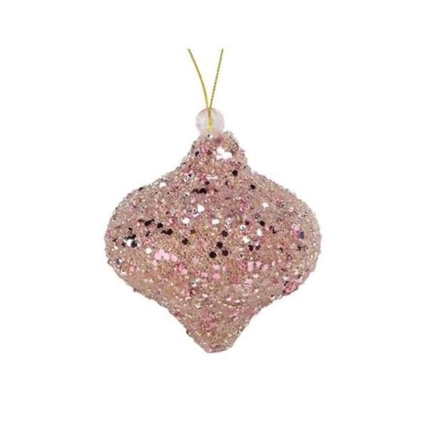 Pink Sparkle Sphere Ornament