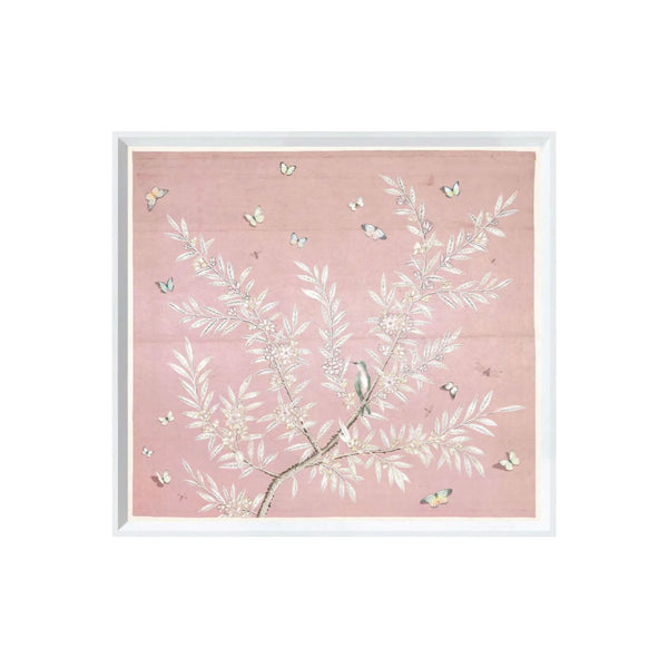 Pink Morning Bird Art II - Small