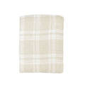 Plaid Bed Throw in Dune