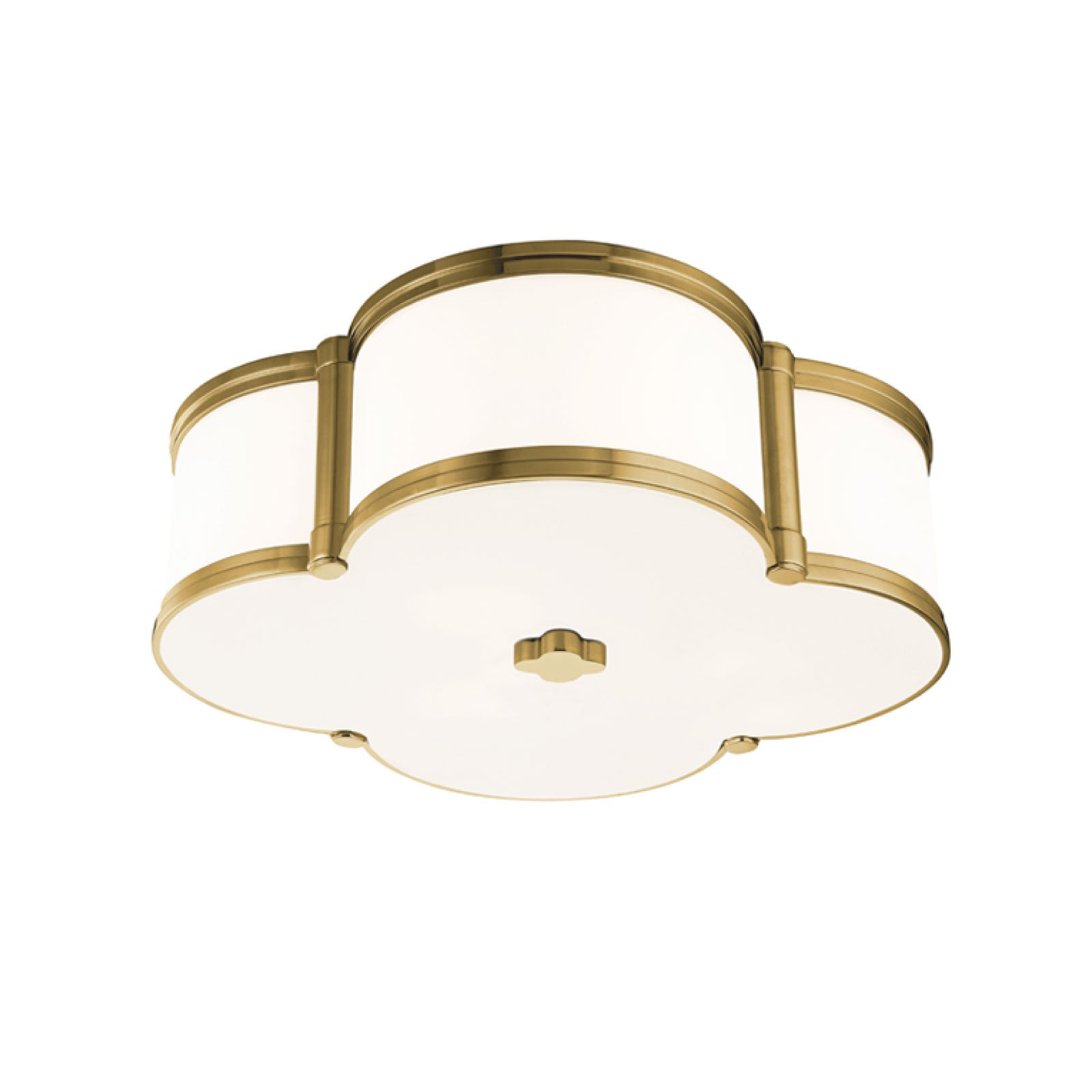 Poppy Flush Mount in Brass