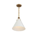 Randolph 1 Light Pendant in Vibrant Gold