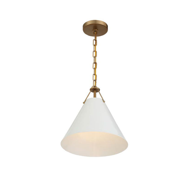 Randolph 1 Light Pendant in Vibrant Gold