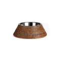 Rattan Dog Bowl